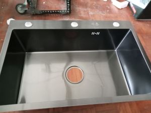 Stainless Steel  SUS 304  Nano Kitchen Sink Undermount/Topmount / Sinki Dapur Solid