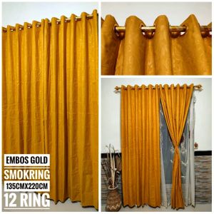 GORDEN PINTU DAN JENDELA RUMBAI PONY RING 12 135X220 FREE TALI SAMPING MURAH