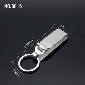 Keychain Stainless Steel Men Waist Hanging Old-Fashioned Belt Car Key Chain Gift Key Ring Circle Key Chain