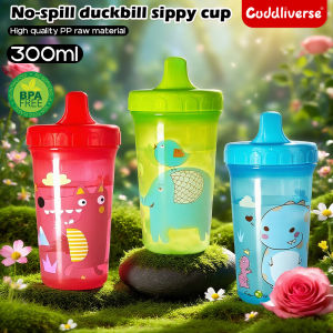 2-6 years old baby drinking cup 300ml baby spillage cup toddler anti-bite safety Bisphenol-free newborn training bottle cartoon