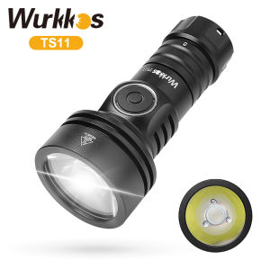 Wurkkos TS11 Mini 18350 Flashlight USB C Rechargeable EDC SFT40 Torch Powerful 2000LM RGB Auxiliary IP68 Waterproof Anduril 2.0