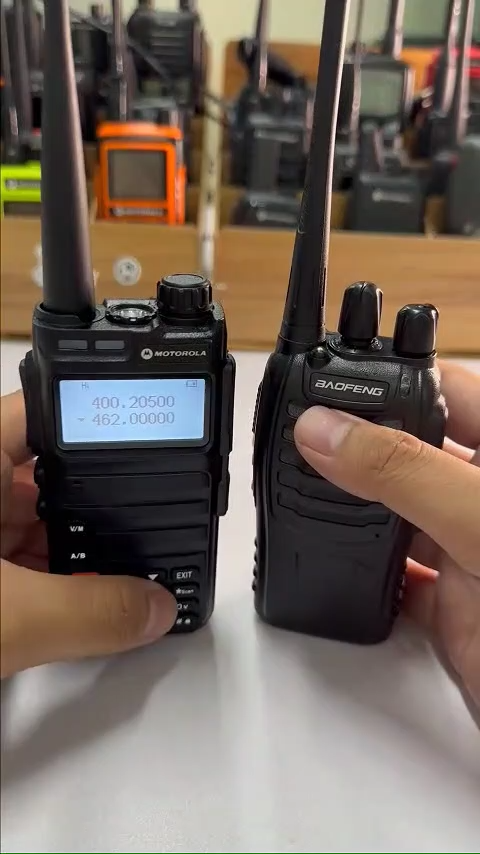 【Free headset】Motorola X9 walkie talkie long range UHF/VHF High-power 15 Watts Two Way Radio Outdoor 1-15KM FM