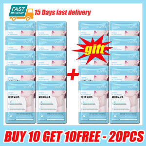 3/5/10/20Pcs Collagen Firming Neck Mask Hyaluronic Acid Nourishing Neck Masks Lifting Brightening Moisturizer Beauty Skin Care