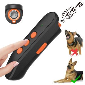 Dog Repeller Ultrasonic Dog Stop Barking Device Rechargeable Anti Bark Deterrent Stop Barking Supplies USB Rechargeable