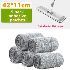 Thickened Stick-on Replacement Mop Head No Hand Wash Floor Cleaning Tool for Lazy Home Use Universal Flat Mopping Cloth