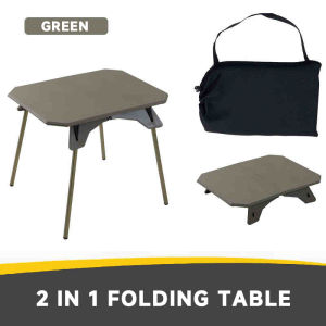 WESTTUNE Outdoor Picnic Table Adjustable Height Camping Tables Foldable Aluminum Alloy Table for Beach Trival Fishing BBQ