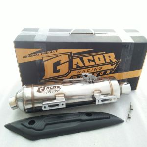 silincer only standar racing copy cms inlet 38/ inlet 50 type suara bas adem cocok untuk semua motor dan ramah lingkungan