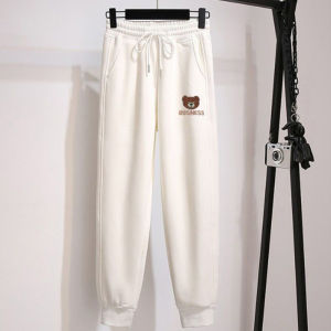 Slim Fit Harlan Sports Pants Womens Thin Style Autumn Winter New Fashion Youthful Casual Trousers Korean Style Polyester Fiber