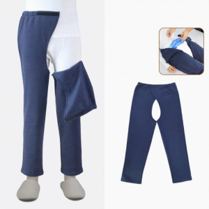 JINLANTING | Elderly Incontinence Care Open Crotch Pants Summer Light