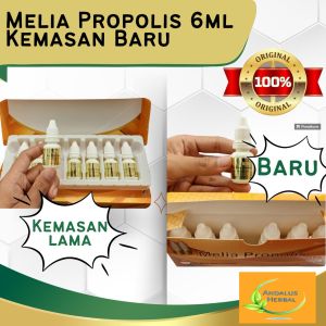 Propolis Melia 6 ml PT. MSS Original jual per pak isi 7 botol
