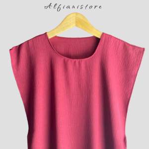 Outer Kondangan Crinkle Airflow / Outer Wanita Kekinian Long Vest