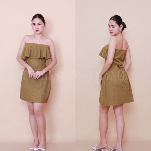 DWM Luna mini tube dress with lace | Best fit for 53 below | Cute Dress