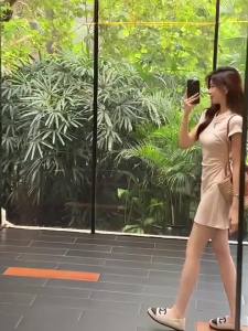 Light National Style Improved Cheongsam Short Sleeve Dress Womens Summer 2024 New Fashion Small Waist-Tight a Word Skirt