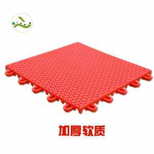 Outdoor Kindergarten Plastic Rubber Floor Mat Grid Anti-Slip Running Track Basketball Court Balcony Suspended Floor Self-Adhesive