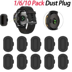 1/6/10 Pack Dust Plug For Garmin Fenix/Venu/Forerunner/Vivoactive Series Watch Silicone Anti Dust Cap Charger Port Protector