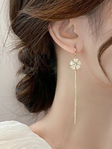Pianist | Luxury Design Long Tassel Earrings Trendy Ear Drops