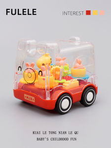 Xe Tay Cầm Bằng Nhựa Chạy Bằng Động Lượng Học Trong Suốt Dành Cho Trẻ Em Xe Giáo Dục Sớm Sáng Tạo Cho Bé Trai Và Bé Gái Từ 1 Đến 3 Tuổi