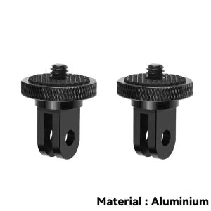 ERIKOLE 1/4 Inch Screw Tripod Adapter 360 Rotating Mount Holder For Go Pro 12 11 10 9 8 Insta-360 One X X2 X3 Camera Accessories