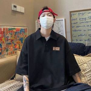 Áo Thun Polo Cotton Nguyên Chất Cỡ Lớn 300 Pound Mùa Hè Cho Nam Cổ Polo Tay Ngắn Dáng Rộng Thoải Mái Thoáng Khí