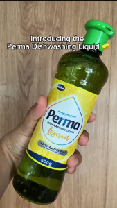 Perma Dishwashing Liquid 500ml Lemon