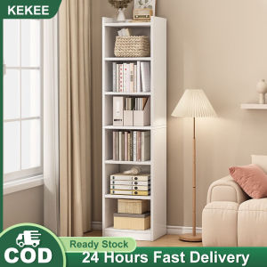 KEKEE Rak Buku Bertingkat 6 Tier Bookcase Multipurpose Rack Storage Bookcase Living Room Shelves Display Cabinet Shelf 书柜/书架