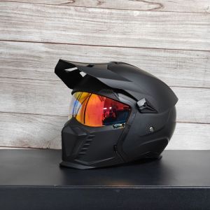 ORZ | Vintage All-Season Detachable Liner Motorcycle Helmet 3C Certified
