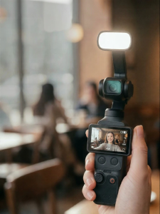 AMBITFUL | Đèn Liên Hệ Từ Mini Ba Màu Nhiệt Độ Nguồn Điện cho Máy Quay DJI