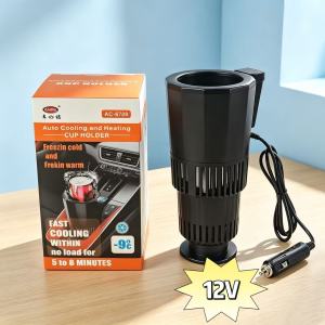 Cốc Giữ Nhiệt Thông Minh 2 Trong 1 12V Có Màn Hình LCD Mini - Làm Nóng Và Làm Mát Đồ Uống Dùng Cho Nhà Và Du Lịch
