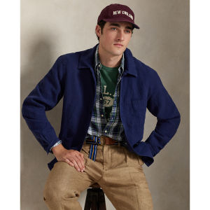 Polo Ralph Lauren Men Linen Utility Jacket