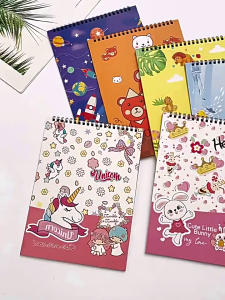 METECH 10 Sheets Colored Scratch Art Book Magic Coloring Notebook For Kids Graffiti Painting Books