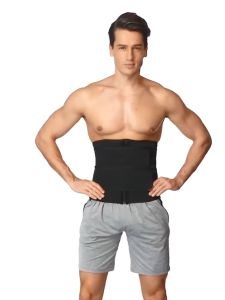 Waist Trimmer for Men Weight Loss Waist Trainer Body Shaper Slimming Belt Tummy Trimmer Body Shaper Slim Waist Adjustable Sweat Belt Waist
