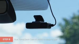 70mai M800 Dashcam Car Recorder 4K Resolution | Dual Channel Front & Rear Dash Cam| Night Vision | Built in 128GB