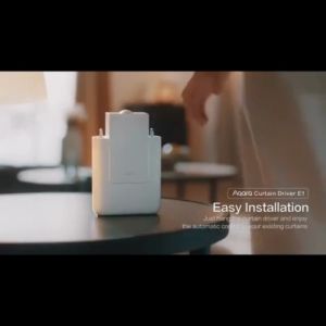 【GLOBAL】AQARA Smart Curtain Driver E1 3.0 - Rod Track (Rechargeable) - 2 Years Warranty