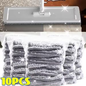 1/10Pcs Microfiber Mop Pad Portable Replacement Mop Head Floor Cleaning Cloth Pad Washable Spray Mop Cloth Flat Squeeze Cleaning Pad