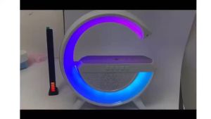 100% Original UME Multifunctional Bluetooth Speaker Wireless Charger RGB Night Light Speaker Bluetooth