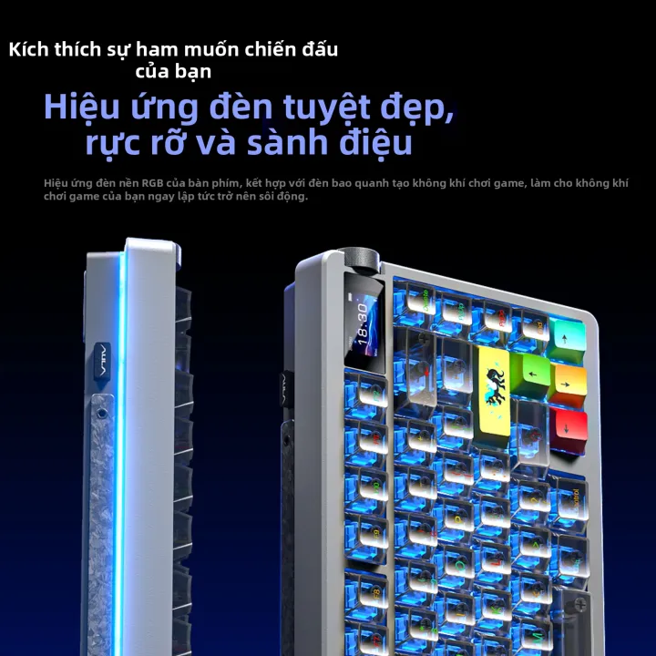AULA | Bàn Phím Cơ Không Dây 3 Chế Độ Tùy Chỉnh | BigBuy360 - bigbuy360.vn AULA | Bàn Phím Cơ Không Dây 3 Chế Độ Tùy Chỉnh | BigBuy360 - bigbuy360.vn