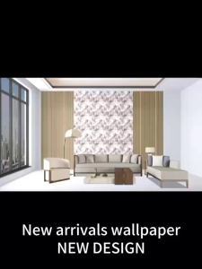 pvc Wallpaper 10M*45CM PVC Self adhesive Waterproof Floral Wallpaper Fabric Safety Home Decor Wall Covering For Living Room Bedroom Background Wall Stickers