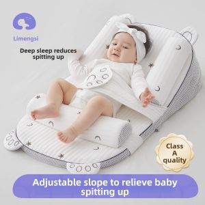 LIMENGSI | Anti-Spill Anti-Pressure Sleep Pillow for Newborns