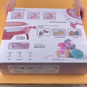 เครื่องถักไหมพรม SENTRO เครื่องใหญ่ 48 ห่วง เครื่องถักหมวก ถักผ้าพันคอ - ราคา 3,490 บาท - คลิกที่นี่