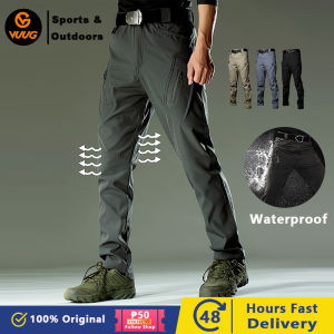 【2-3 days arrive!!!】VUUG Stretch Tactical Cargo Pants for Men in Grey Ix9 (S-3XL)