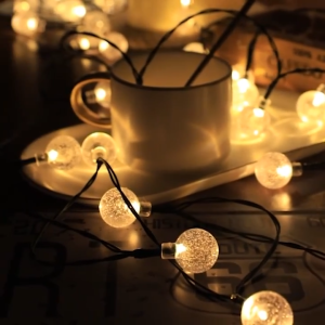 ไฟตกแต่ง 50L 10M ไฟสตริงLED ไฟเทศกาล ไฟตกแต่ง หลอดไฟ ไฟปิงปอง ไฟโซล่าเซลล์ ไฟปีใหม่ ไฟกลางแจ้งกันน้ำ ไฟคริสต์มาส LED ทนน้ำทนแดดทนฝน