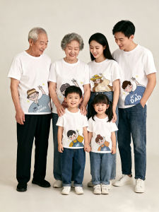 Family Photo Short Sleeve T-shirts