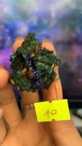 Viên đá khoáng vật Azurite Machalite MAgic tự nhiên năng lượng Vũ trụ 10