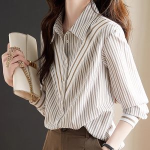 WANGGONGZHU | Elegant Anti-Aging Long Sleeve Womens Shirt Fashionable Korean Style Princess Cut UV Protection Spring 2025 New Design