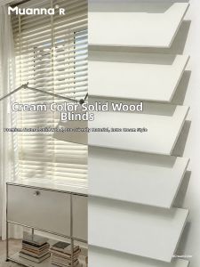 Creamy Style Sun Blocking Roller Blind