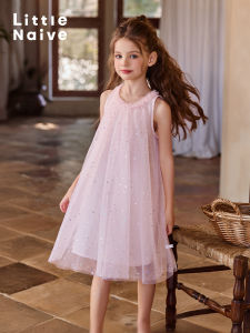 Little Naive | Girls Summer Bubble Camisole Dress