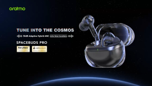 หูฟังไร้สาย oraimo SpaceBuds Pro OTW-930  ตัดเสียงรบกวน Hybrid สูงสุด 50dB ระบบเสียง Spatial Sound คุยชัดด้วยไมค์ 4 ตัว ENC โหมดเกมเสียงไว แบตเตอรี่ใช้งานได้ 32 ชม. กันน้ำกันฝุ่น IP54 ปรับ EQ ได้ในแอป แถมกล่องเก็บ
