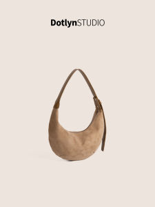Dotlyn24 Fall New Arrival Suede Handbag Fancy Elegant Commuter Shoulder Bag Selenodont Bag Women