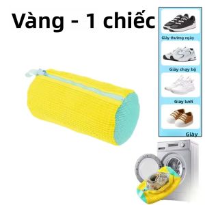 Bộ Túi Giặt Giày 1/2/4 Cái Kèm Bàn Chải Giày Lỏng Túi Giặt Vải Bền Và Bàn Chải Lông Mềm Để Làm Sạch Tất Cả Các Loại Giày