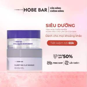 Mặt Nạ Đất Sét Hobebar Làm Sạch Sâu Se Khít Lỗ Chân Lông ngừa mụn  Cho Làn Da 55g Cosmetics Women Skincare Nữ Làm Đẹp Da